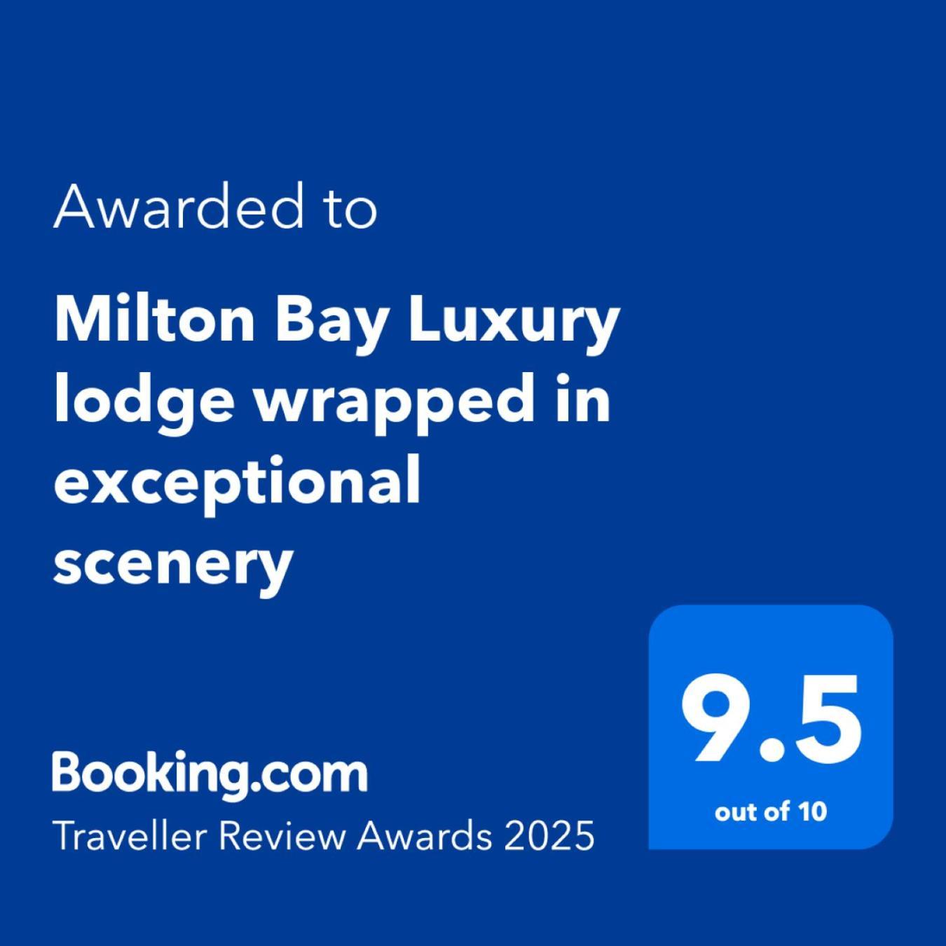 Milton Bay Luxury Lodge Wrapped In Exceptional Scenery Morenish Extérieur photo